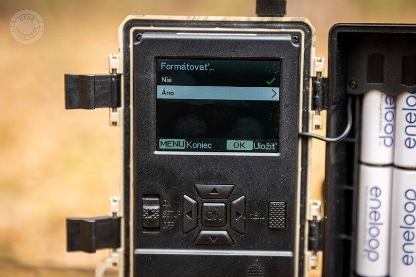 Form&aacute;tovanie pam&auml;ťovej karty.