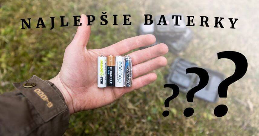 Test batérii - ktoré vydržia vo fotopasci najdlhšie?