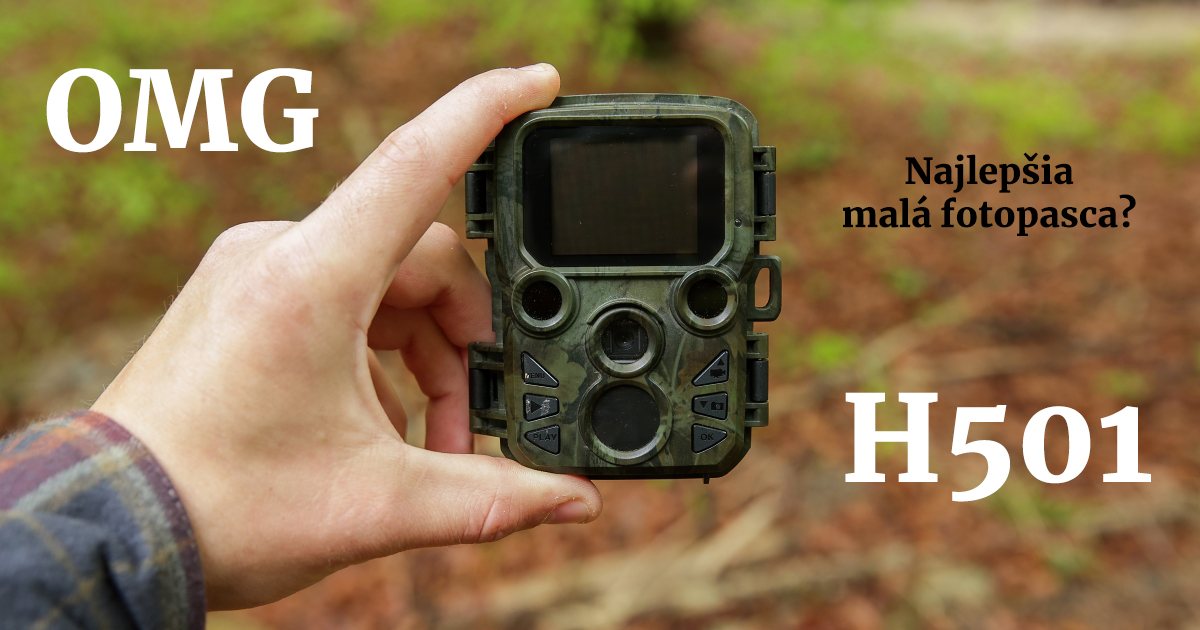 Recenzia OMG H501 mini. Najlepšia malá fotopasca?