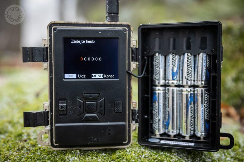 Pred nechceným používaním môžete OXE Spider 4G ochrániť pomocou 6-miestneho číselného kódu, ktorý funguje ako heslo.