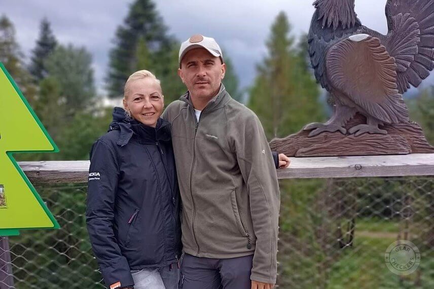 Milan Kapusta s manželkou.