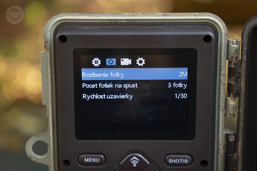 Nastavenie vlastností fotiek.