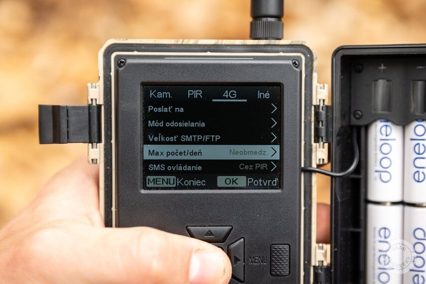 Nastavenie maxim&aacute;lneho denn&eacute;ho počtu odoslan&yacute;ch z&aacute;znamov.