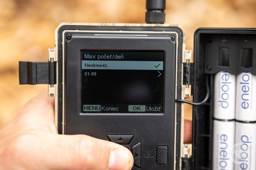 Nastavenie maxim&aacute;lneho denn&eacute;ho počtu odoslan&yacute;ch z&aacute;znamov.