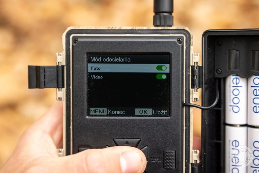 Nastavenie m&oacute;du odosielania - foto aj video