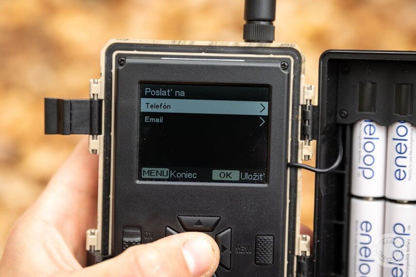 Nastavenie odosielania vo forme MMS.