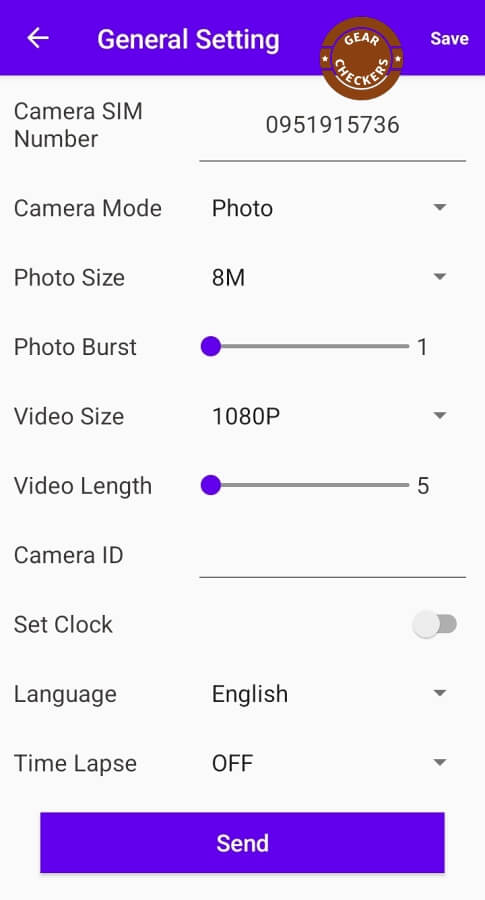 Podrobné nastavenia.
