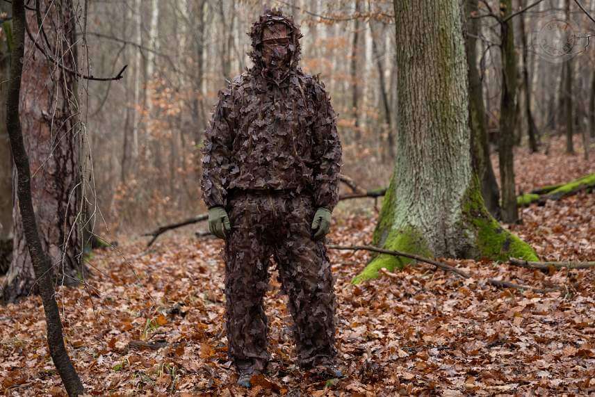 Maskovací oblek MFH leaves Hunter-Brown