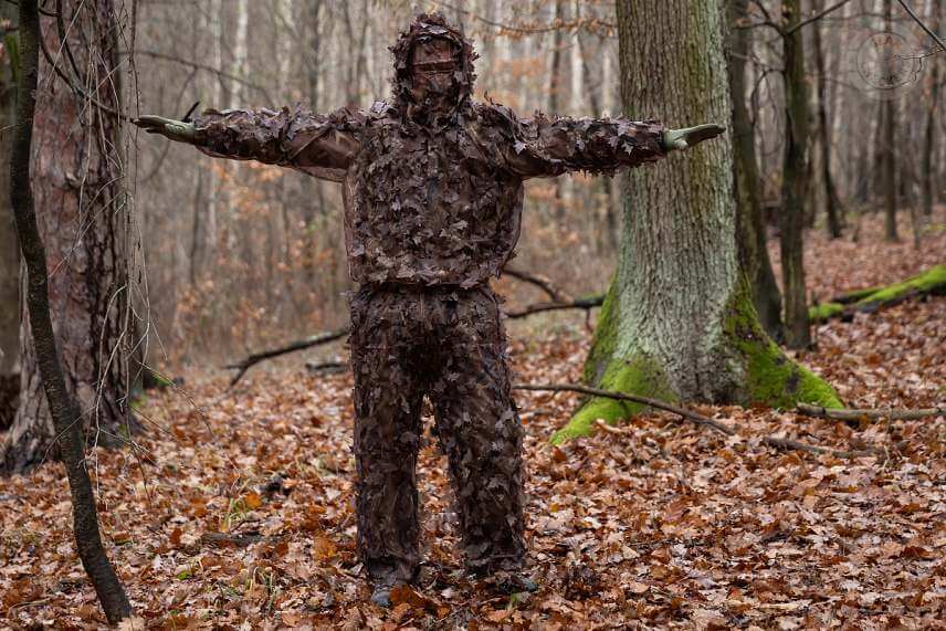 Maskovací oblek MFH leaves Hunter-Brown