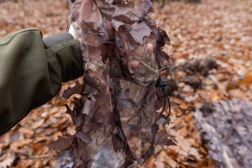 Maskovací oblek MFH leaves Hunter-Brown - kukla