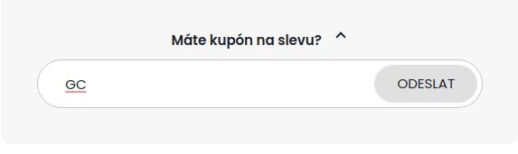 Zadáním kódu "GC" v obchodě waragod.cz získáte slevu 5%