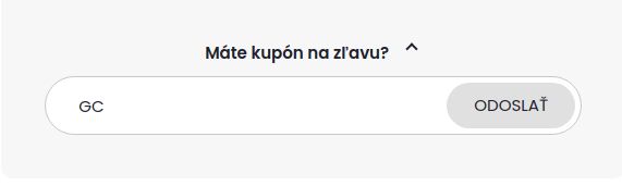 Zadaním kódu "GC" v obchodne waragod.sk získate zľavu 5%